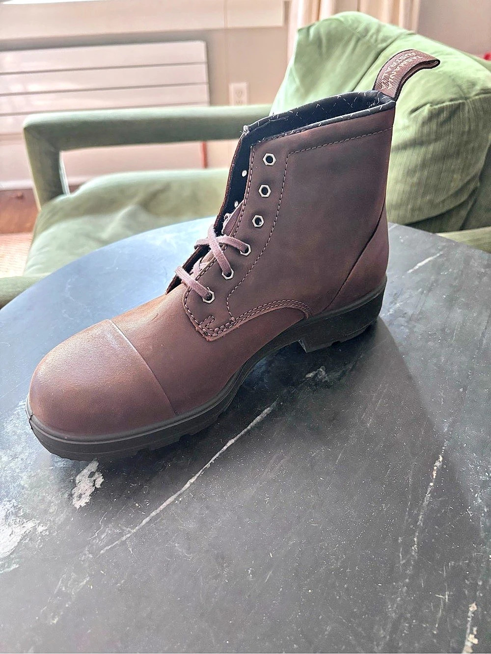 Blundstone 1935 Leather Lace Up Boots Brown US 8.5 Like New